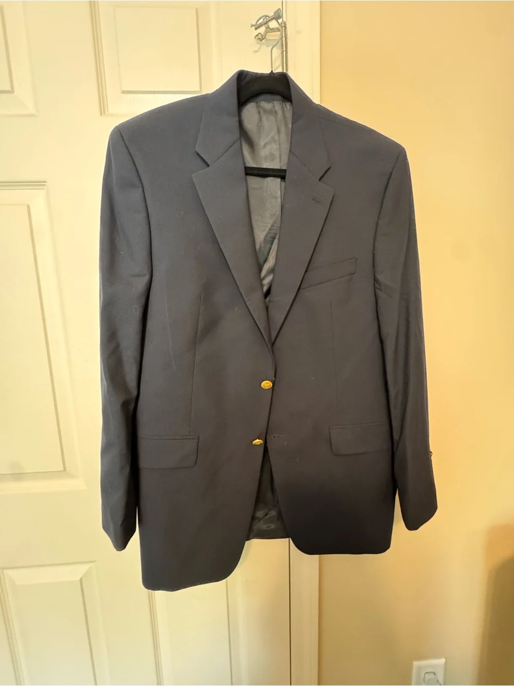 Ralph Lauren Navy Sport Coat with Gold Buttons